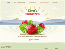 Tablet Screenshot of klickerstrawberry.com